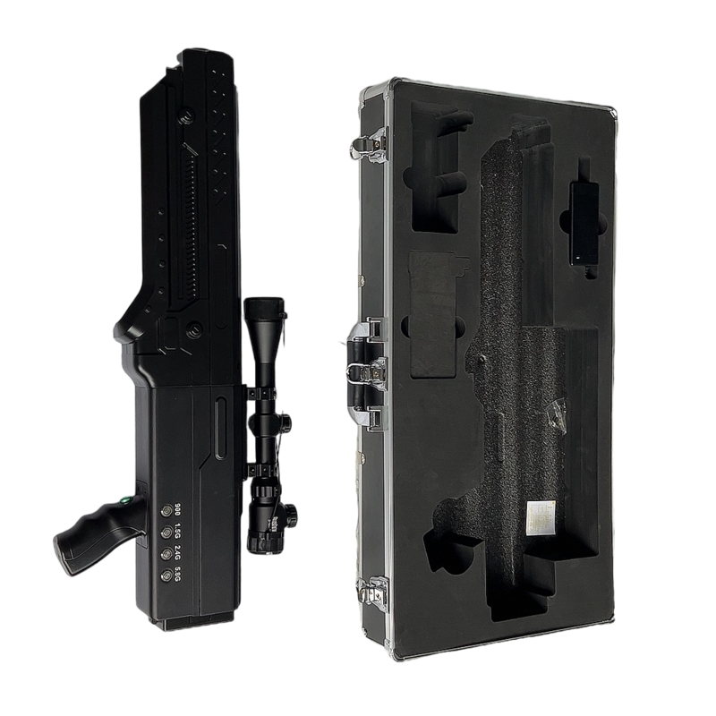  爱辉手持便携式枪型低空防御反制四通道A型