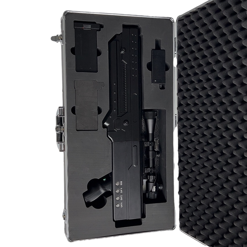  爱辉手持便携式枪型低空防御反制四通道B型