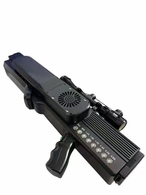  爱辉手持便携式枪型低空防御反制八通道